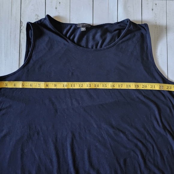 J Jill Wearever Collection Sleeveless Tank Top Size 2X Navy - Picture 6 of 6